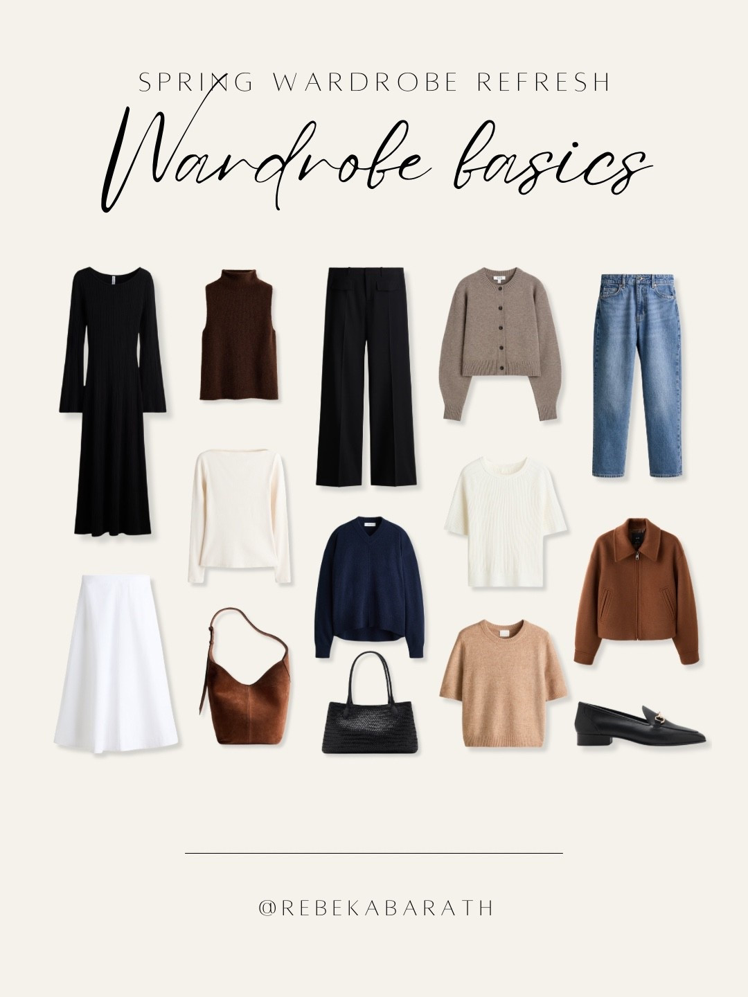spring wardrobe refresh // wardrobe basics

wardrobe staples | neutral wardrobe | spring fashion 

#LTKSeasonal #LTKootd