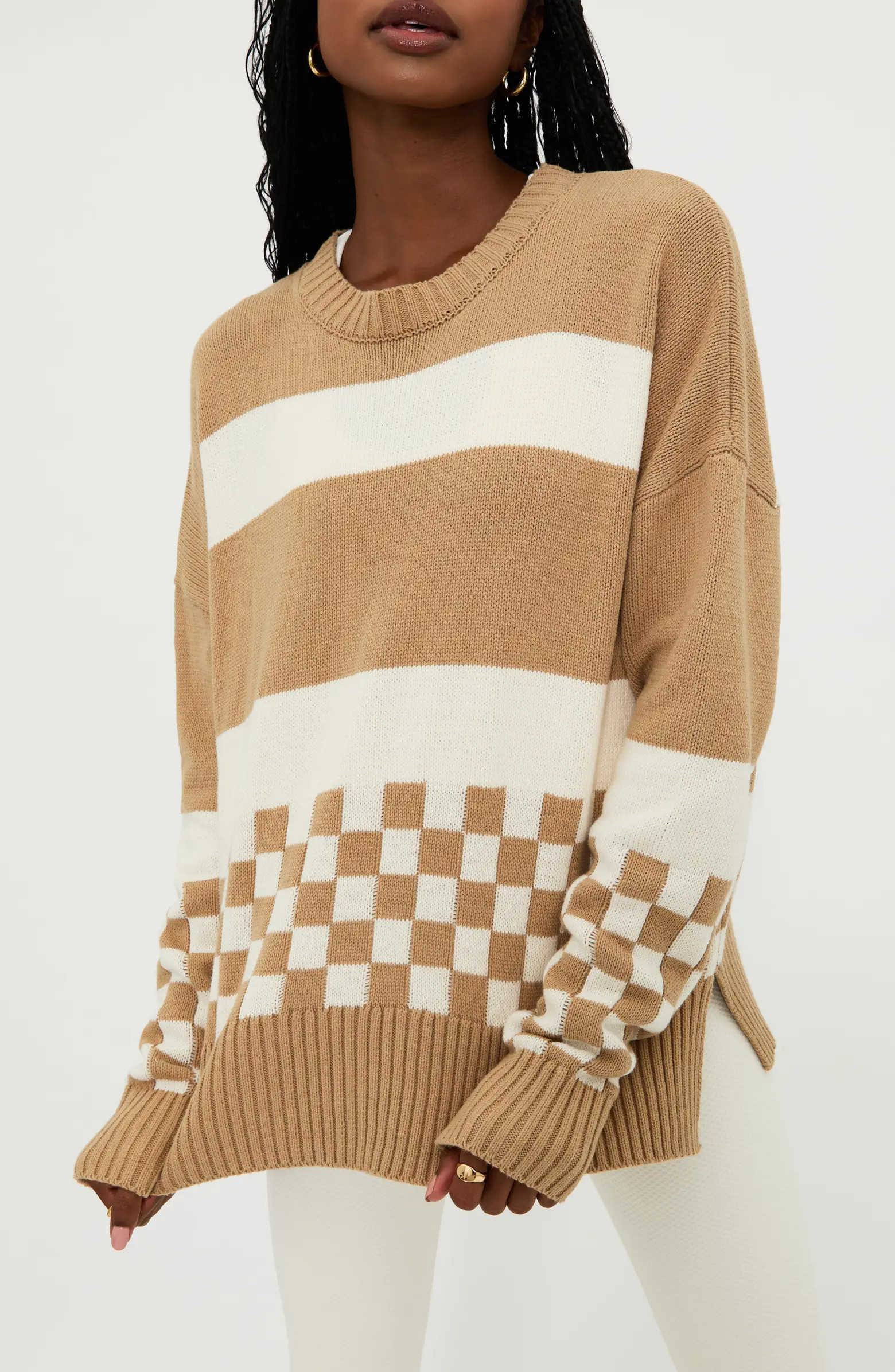 Callie Colorblock Crewneck Sweater | Nordstrom