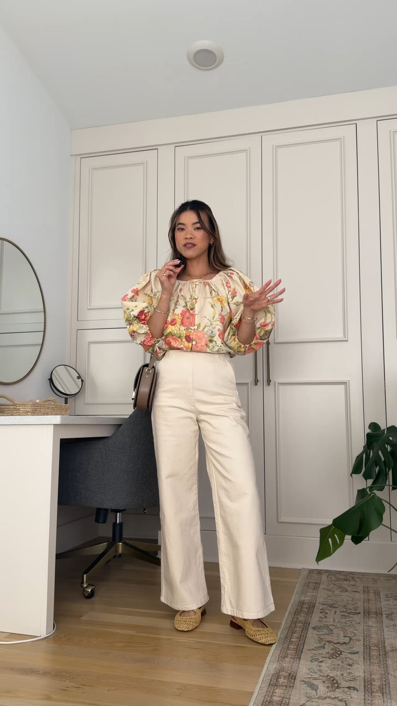 These @SEZANE pants are so stunning! I love how they fit on me (I’m 5’2).

Sizing info:
-Sezane Camelia Shirt (Size 2 in Estate Print)
-Sezane Gilles Pants (Size 2 in Ecru denim) 

petite fashion, get dressed with me, outfit inspiration, ootd, nashville outfit, Nashville influencer, petite style, vacation style, casual outfits, mom style, petite pants, spring outfits, spring outfit info, spring pants, spring outfit idea, spring top, summer pants, Sezane pants, spring shoes, petite jeans, petite wide leg jeans, sezane blouse, summer blouse, autumn blouse

#LTKootd #LTKSeasonal #LTKPetite
