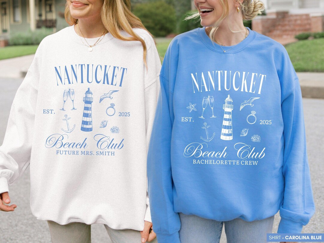 Coastal-themed Bachelorette Sweatshirt, Last Toast on the Coast Crewneck, Something Blue Before I... | Etsy (US)