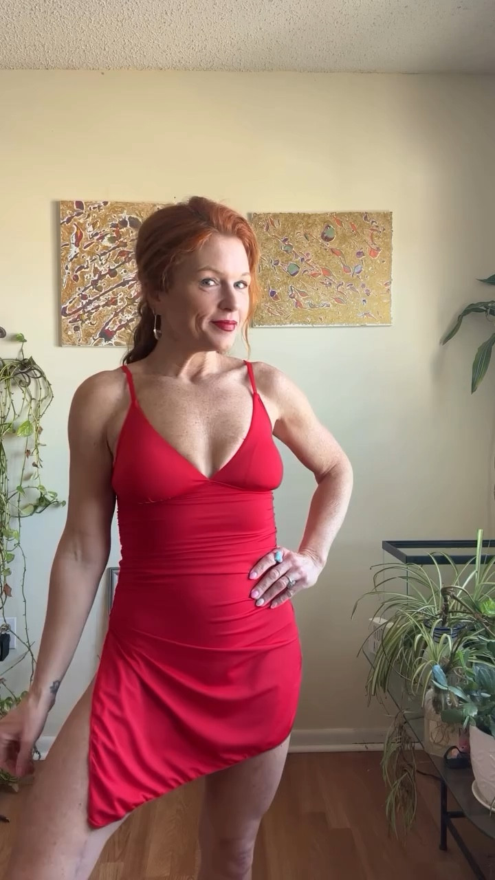 I can’t believe this is a swim dress that I actually like!  It’s so cute! ♥️ Comment “red” to shop!

#swimwear #swimdress #vacaylook #summer2026 #pooloutfit