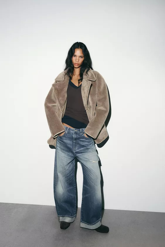 REVERSIBLE DOUBLE-FACED COAT | Zara US