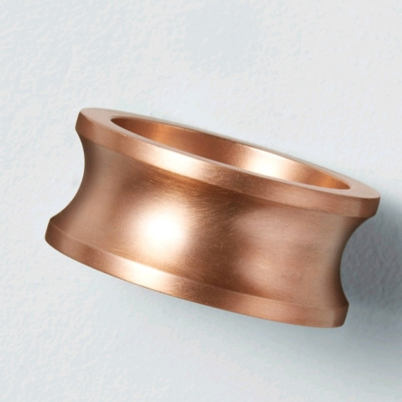 Hearth & Hand w/Magnolia Sculpted Metal Napkin Ring SetCopper Finish | Poshmark