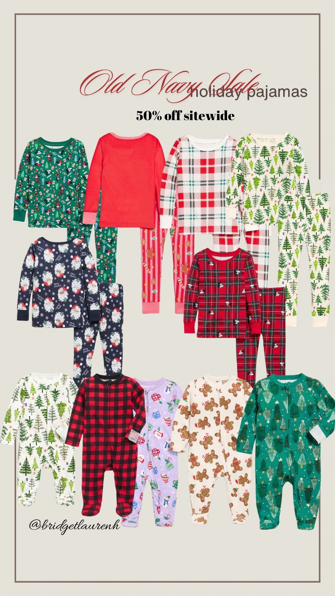 Holiday pajamas at old navy! They have family matching options too.  Everything is 50% off site wide 

#LTKBaby #LTKSeasonal #LTKKids