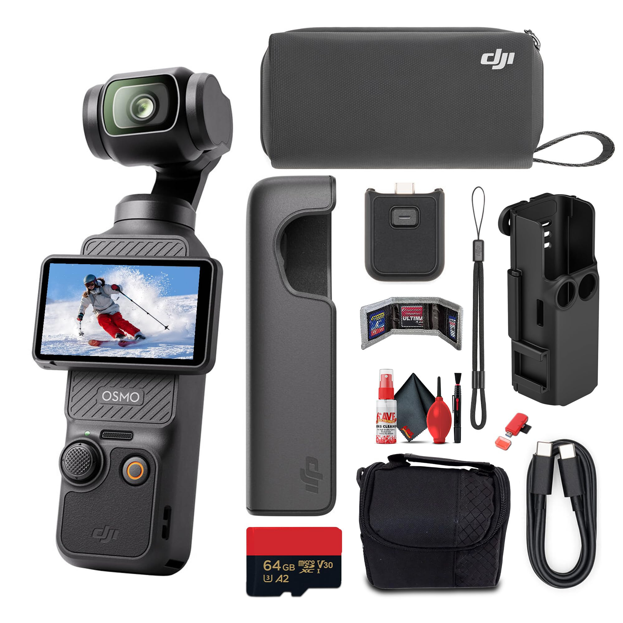 DJI Osmo Pocket 3 Gimbal Camera | 4K60 Video | 1-Inch Sensor | ActiveTrack 6.0 | Content Creation... | Amazon (US)