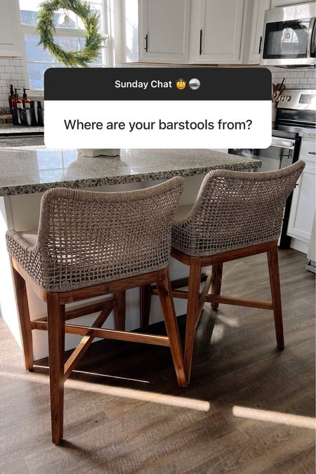 Our kitchen barstools