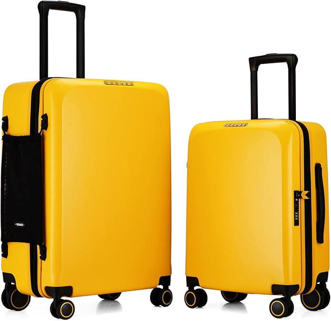 VERAGE Freeland 2Piece Luggage Sets with X-Large Spinner Wheels, Expandable Hardshell Luggage Set... | Amazon (US)