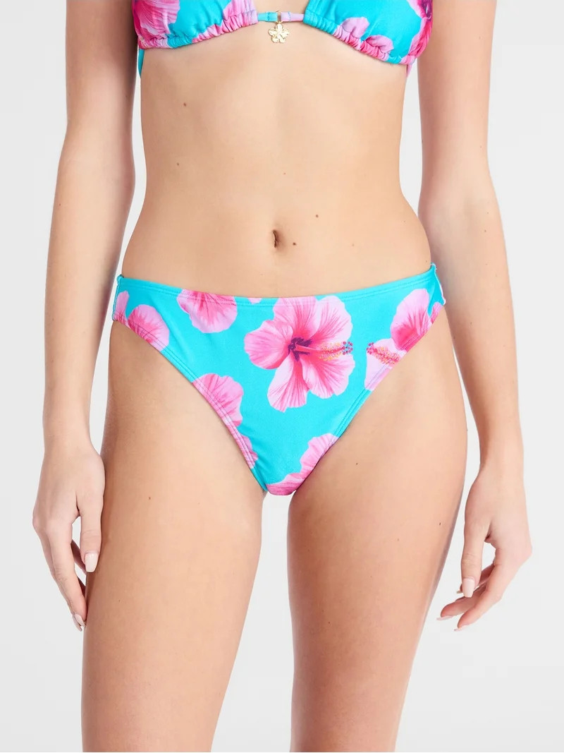 No Boundaries Mid Rise Bikini Bottoms, Women's XXS-XXL | Walmart (US)