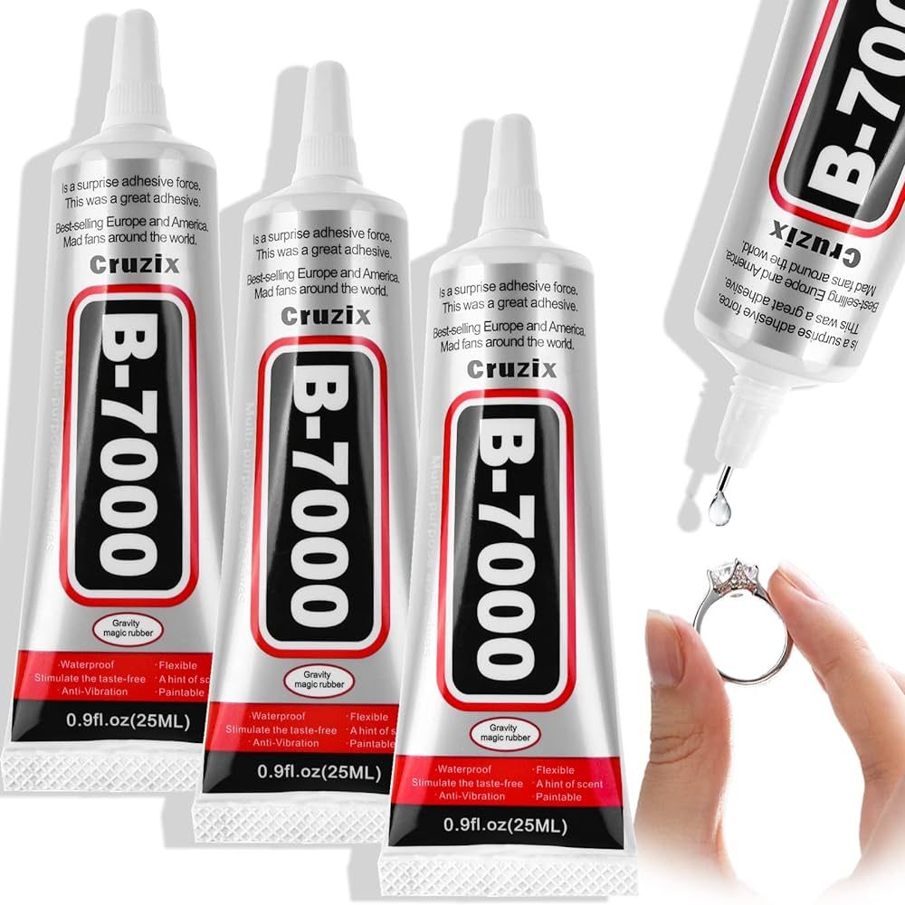 B-7000 Craft Glue for Jewelry Making, Multi-Function B-7000 Super Adhesive Glues Liquid Fusion Gl... | Amazon (US)