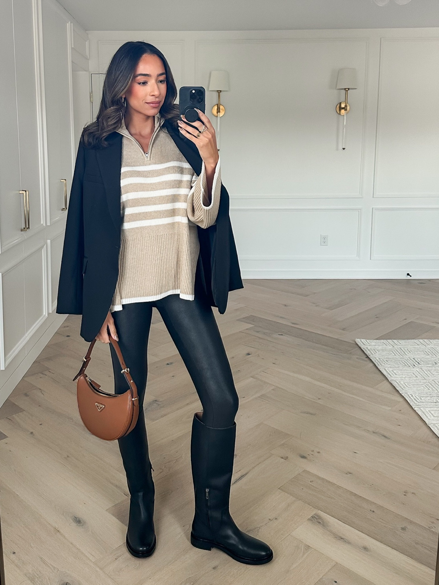 Spanx is on SALE for Black Friday Cyber Monday - 20% off the site! Wearing size small in faux leather leggings, medium in sweater and small in blazer 


Fall fashion 
Fall outfit 
Errands outfit 
Casual outfit 
Blazer outfit 

#LTKsalealert #LTKstyletip