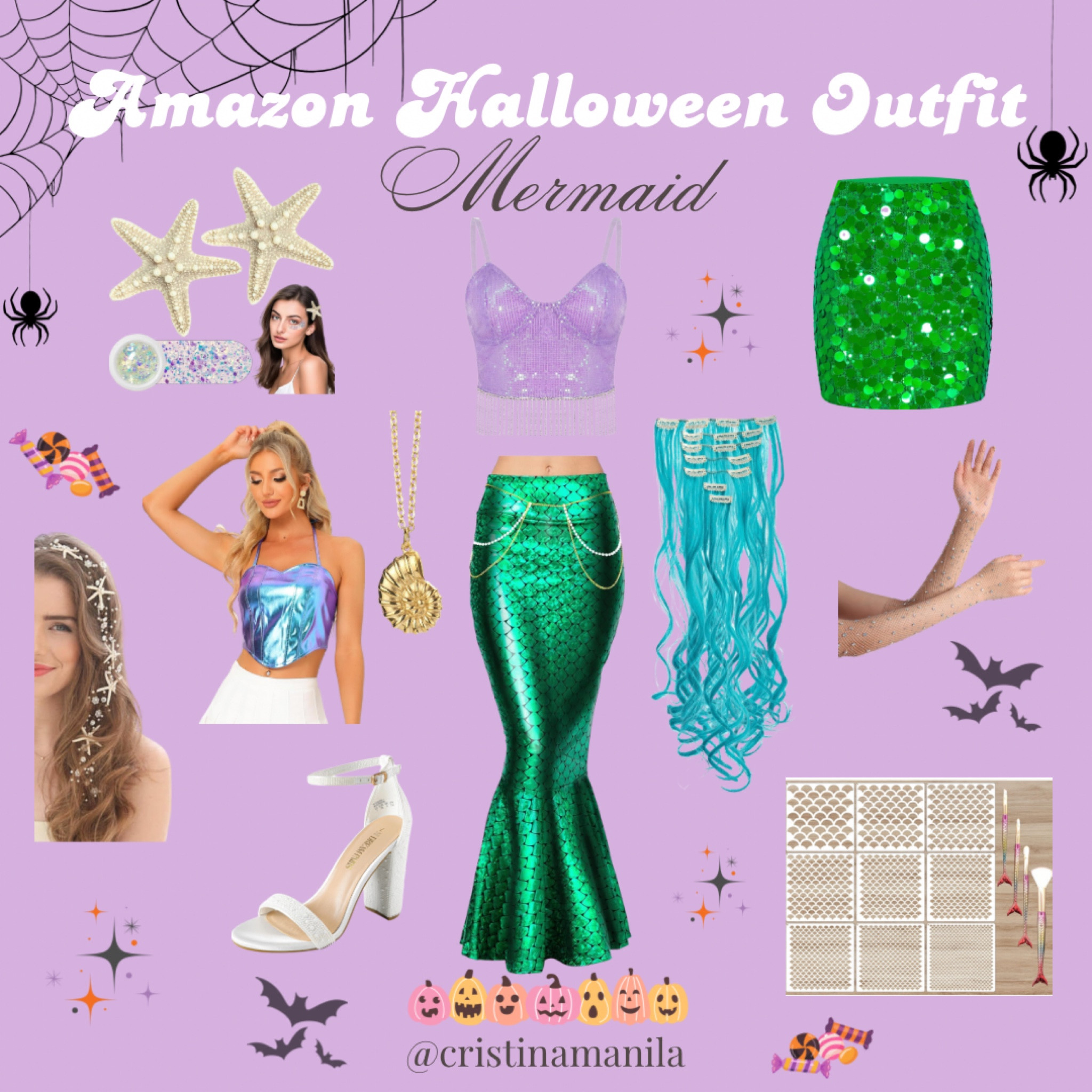 Another super cute last minute outfit if you have a Halloween party to go to this weekend! 

#lastminutecostume #halloweencostume #mermaidcostume #amazoncostume #diycostume #halloweenparty 

#LTKParties #LTKHalloween