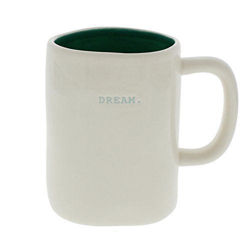 Rae Dunn by Magenta DREAM Ceramic Coffee Mug Blue Interior | Amazon (US)
