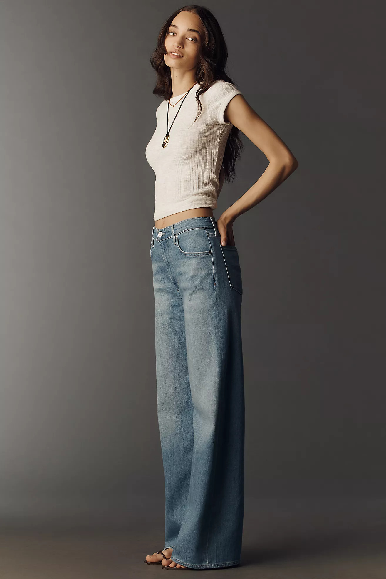 Citizens of Humanity Lyra Long High-Rise Wide-Leg Jeans | Anthropologie (US)