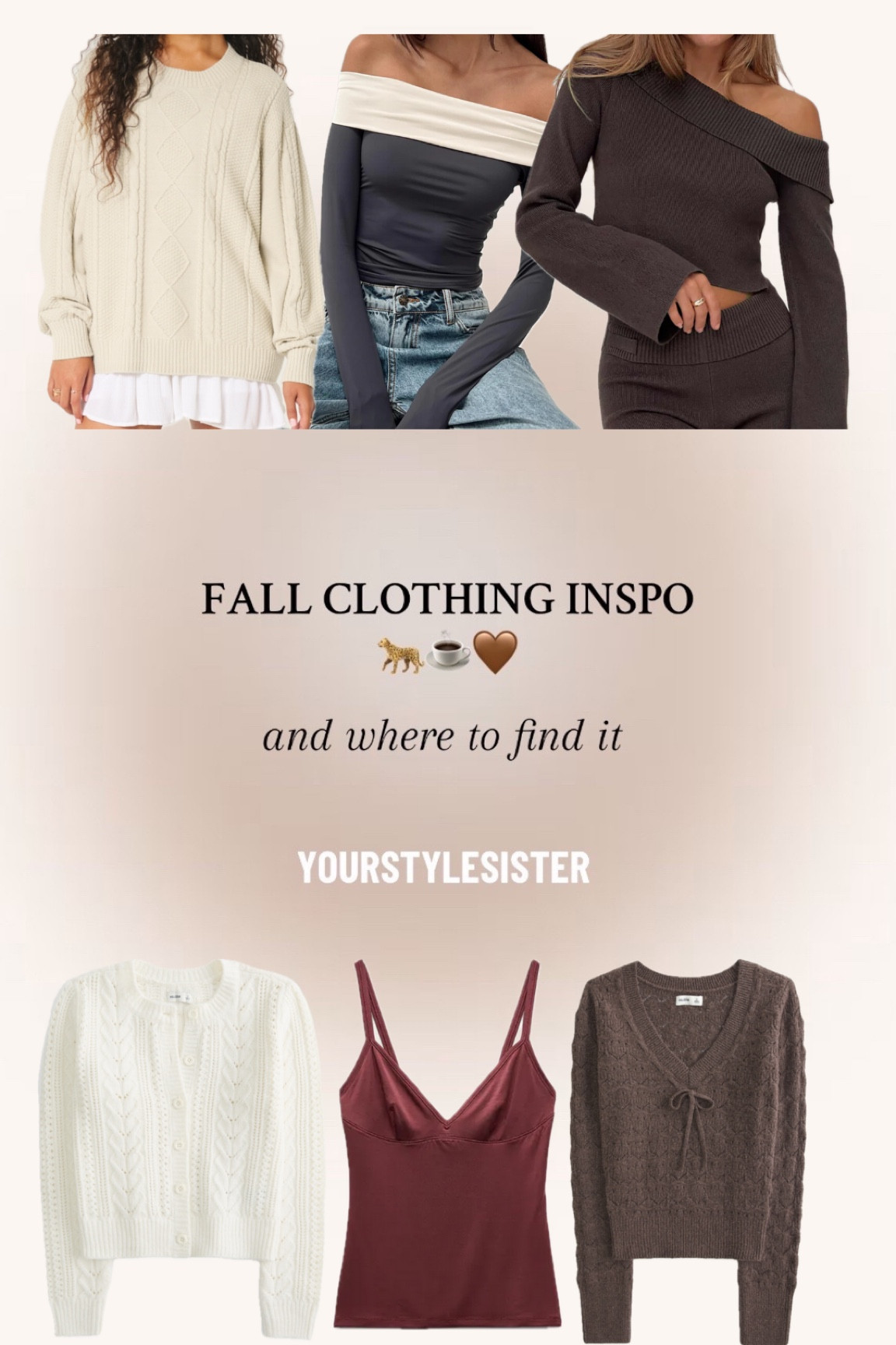 fall clothing inspo 🤎

#LTKstyletip