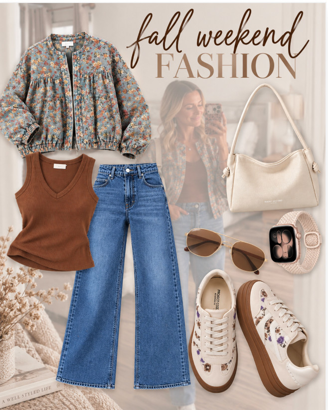 This floral jean jacket is an immediate add to cart. It pairs so easily with things you already own or can inexpensively grab and looks so cute all pulled together!  

 #LTKdayinmylife #LTKgrwm #LTKmomlife