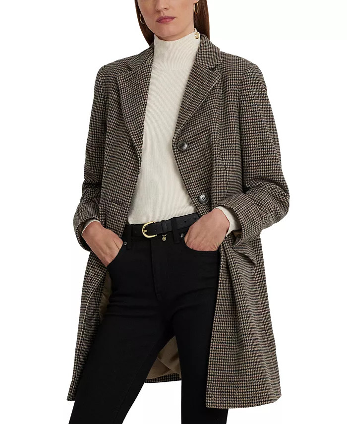 Women's Wool Blend Walker Coat | Macy's