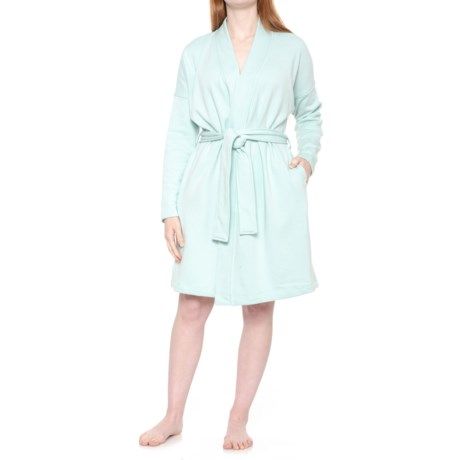 UGG AUSTRALIA Braelyn II Double-Knit Fleece Robe - Long Sleeve (For Women) | Sierra