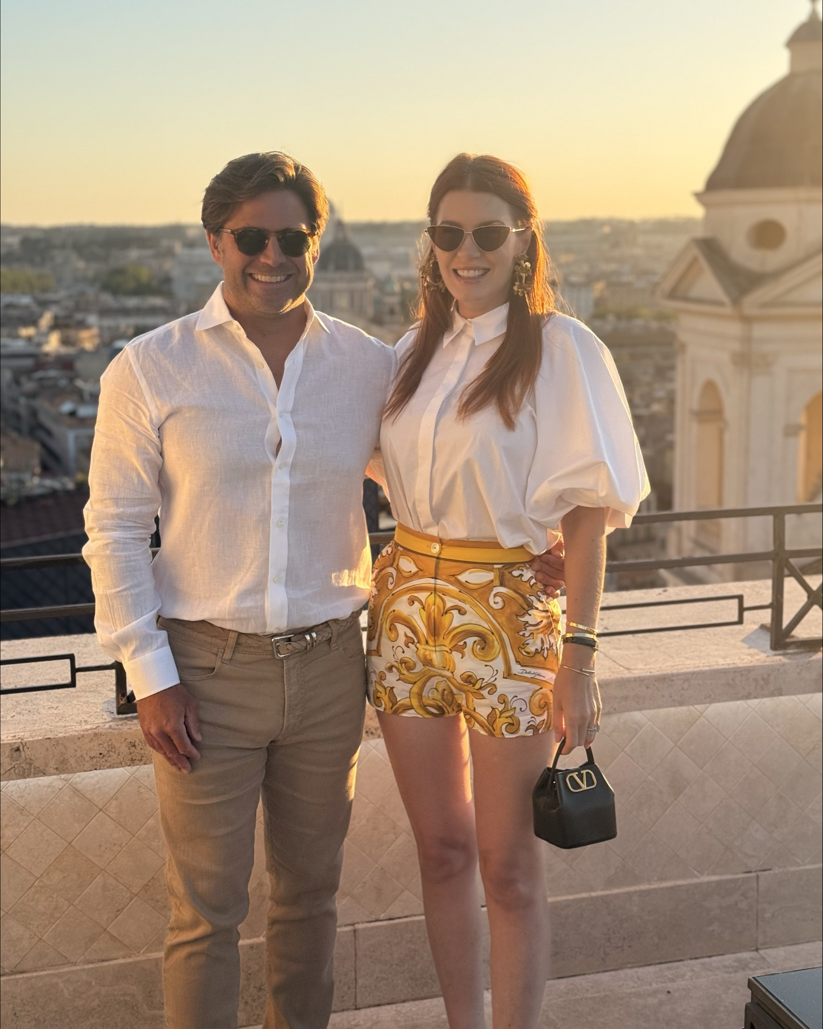 Date night in Rome 🍝
We went to Il Marchese for dinner - a restaurant known for high end carbonara. They were so kind to split several pastas for us so we can try more of the menu. 

I wore a classic Roman look - all Italian designer features - Dolce Gabbana shorts and a Valentino bag. There are rock studs all of this city- it’s fun to see Valentinos inspiration. 

FYI on Carbonara: Today’s classic Roman carbonara—with guanciale, eggs, pecorino, and pepper—was refined over the decades but traces back to that post-war era. It’s known to be an American favorite. Il Marchese makes a fantastic version of carbonara using top-tier ingredients. 

#LTKParties #LTKTravel #LTKWorkwear