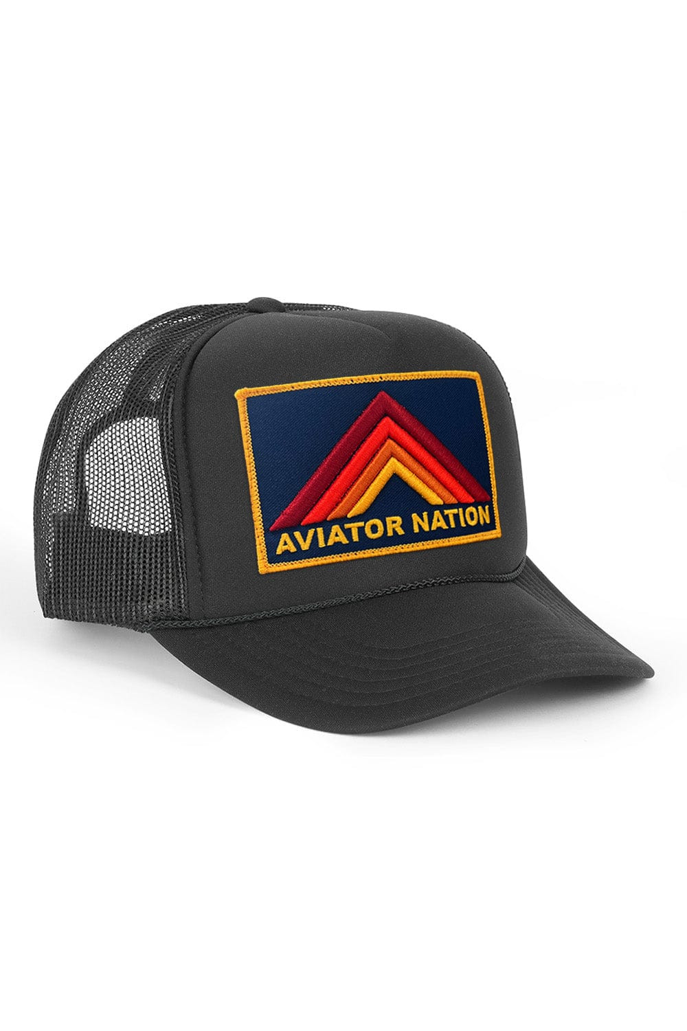 MOUNTAIN STRIPE VINTAGE TRUCKER HAT | Aviator Nation