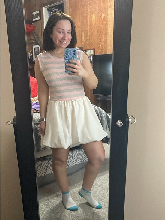 NWOT Ces Femme stripped bubble dress | Poshmark