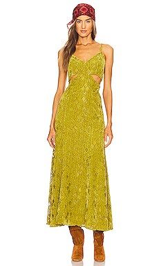 House of Harlow 1960 x REVOLVE Francia Maxi Dress in Chartreuse Green from Revolve.com | Revolve Clothing (Global)