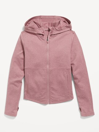 PowerPress Zip-Front Hoodie for Girls | Old Navy (US)