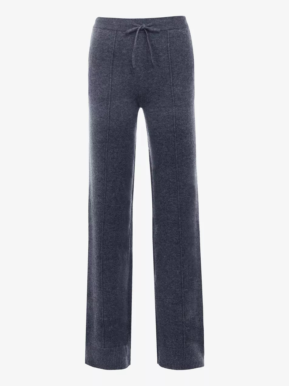 Yalina straight-leg knitted trousers | Selfridges