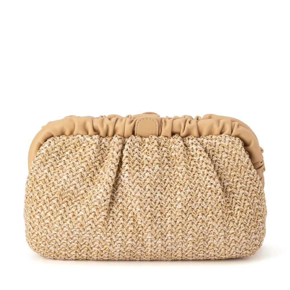 AMALIA Pleated Woven Clutch | Olga Berg (AU)