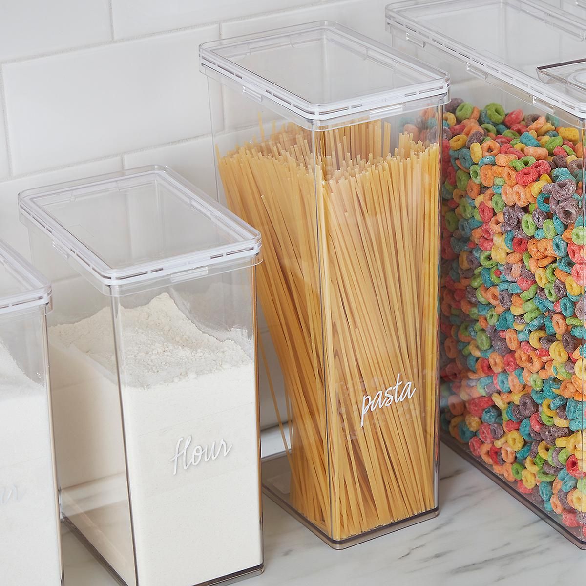 The Home Edit by iDesign Pasta Canister | The Container Store