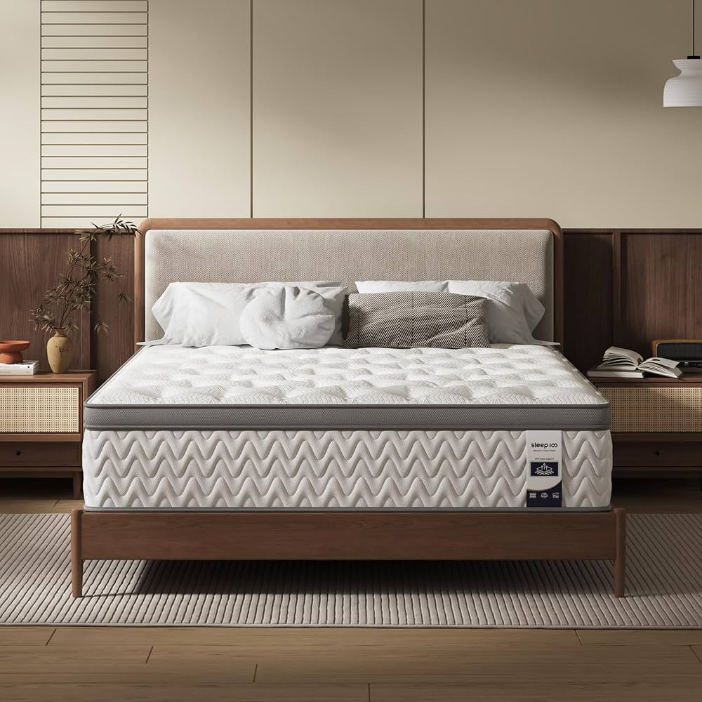 Queen Mattress 12 Inch, 5-Zone Deep Sleep Firm Mattress with Extra Lumbar & Shoulder Support, Hot... | Amazon (US)