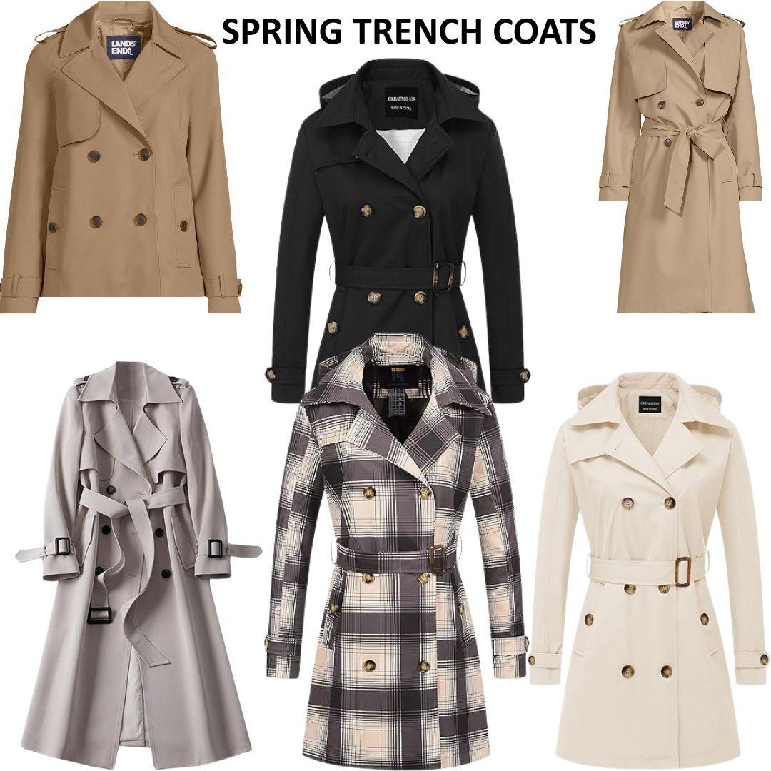 SPRING TRENCH COATS 

 #LTKFindsUnder100 #LTKStyleTip #LTKWorkwear