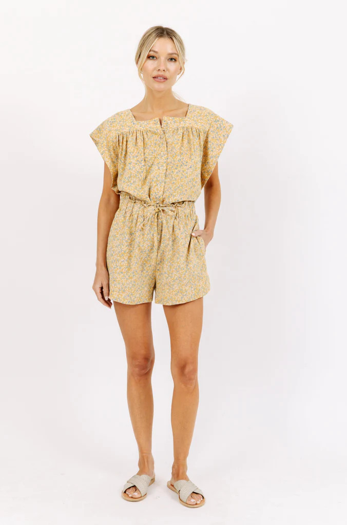 track short in honeysuckle - MIRTH | MIRTH