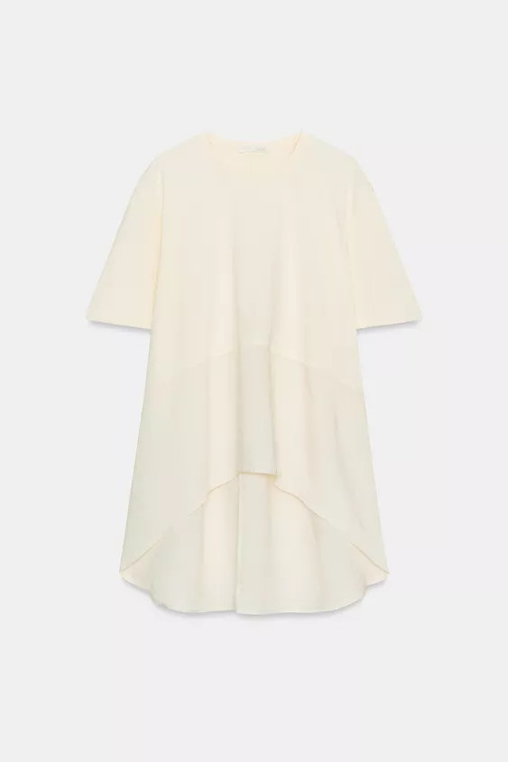 OVERSIZED COMBINED T-SHIRT | Zara US