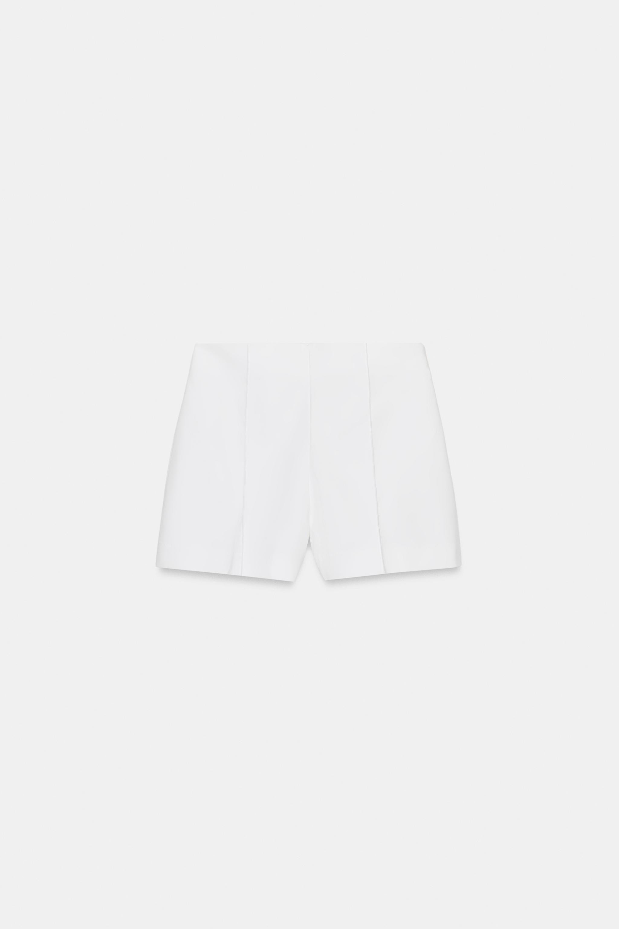 HIGH-WAIST BERMUDA SHORTS | Zara UK