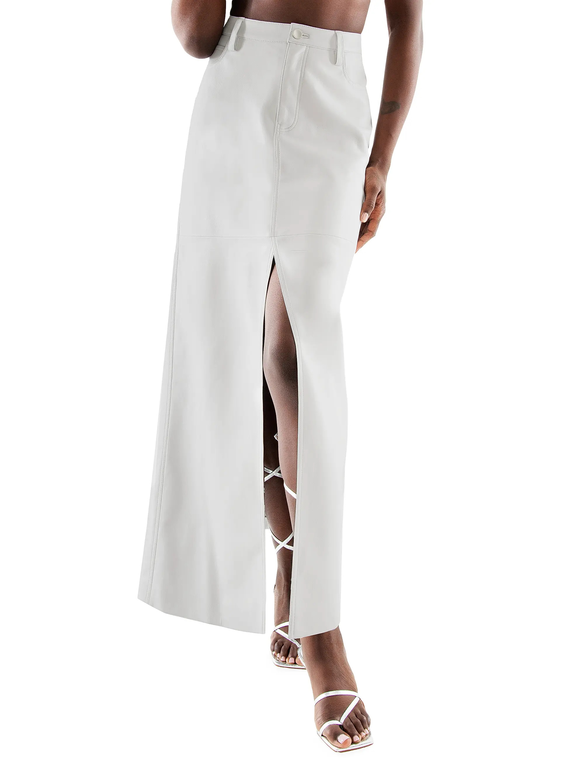 Imogen Recycled Leather Skirt | Saks Fifth Avenue