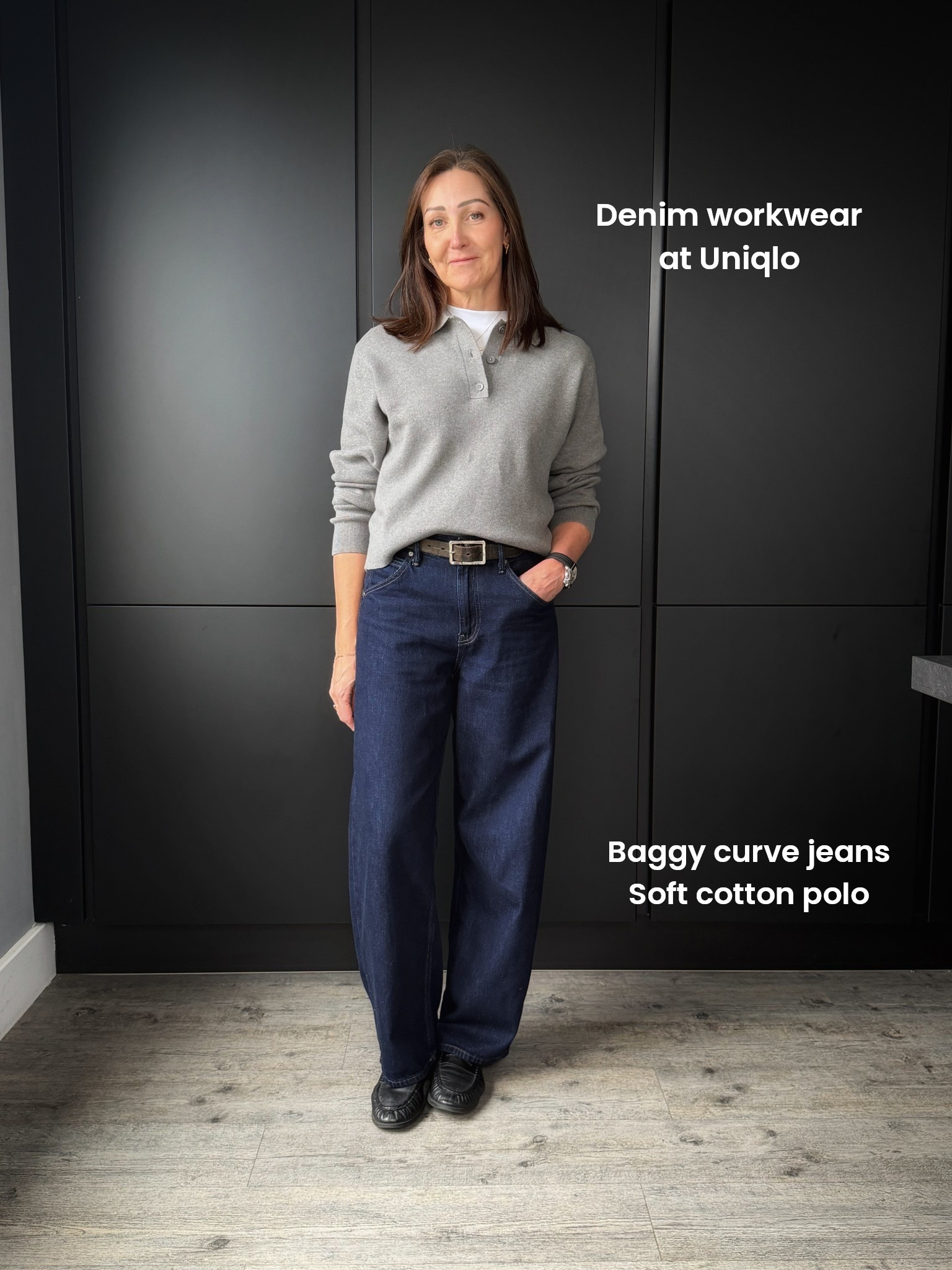 Elevate your work looks with this  cotton polo and curve jeans combo at Uniqlo. The softest cotton and the comfiest, modern silhouette for effortless workwear.
I’m in a M top and 25/31 jeans x

#LTKover50style #LTKworkwear #LTKuk
