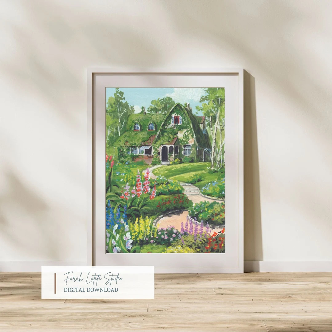 Printable Wall Art Digital Download Studio Ghibli Art Print - Etsy | Etsy (US)