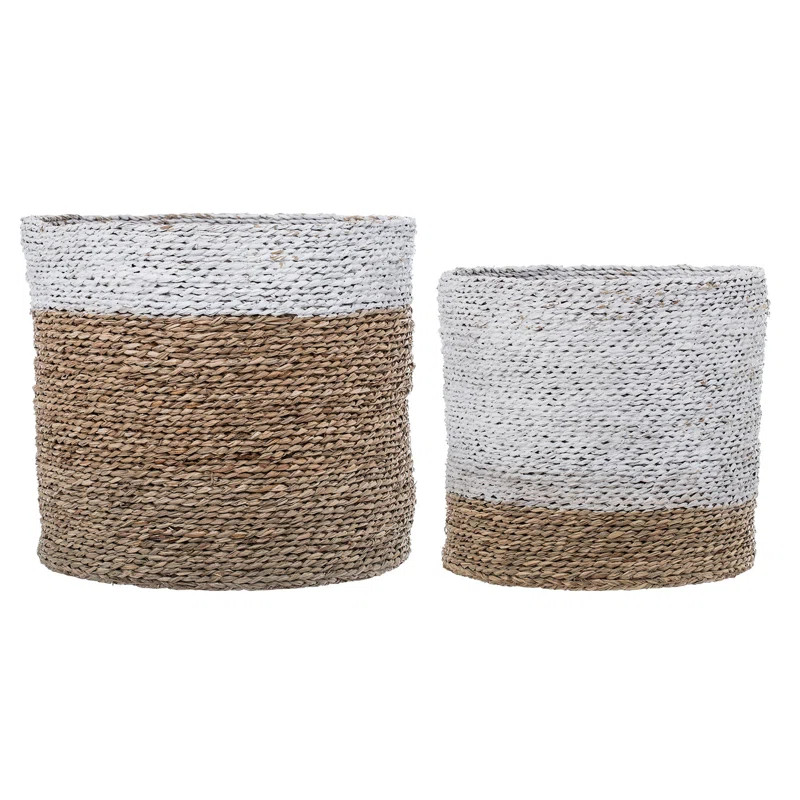 Natural Seagrass Wicker Basket Set | Wayfair North America
