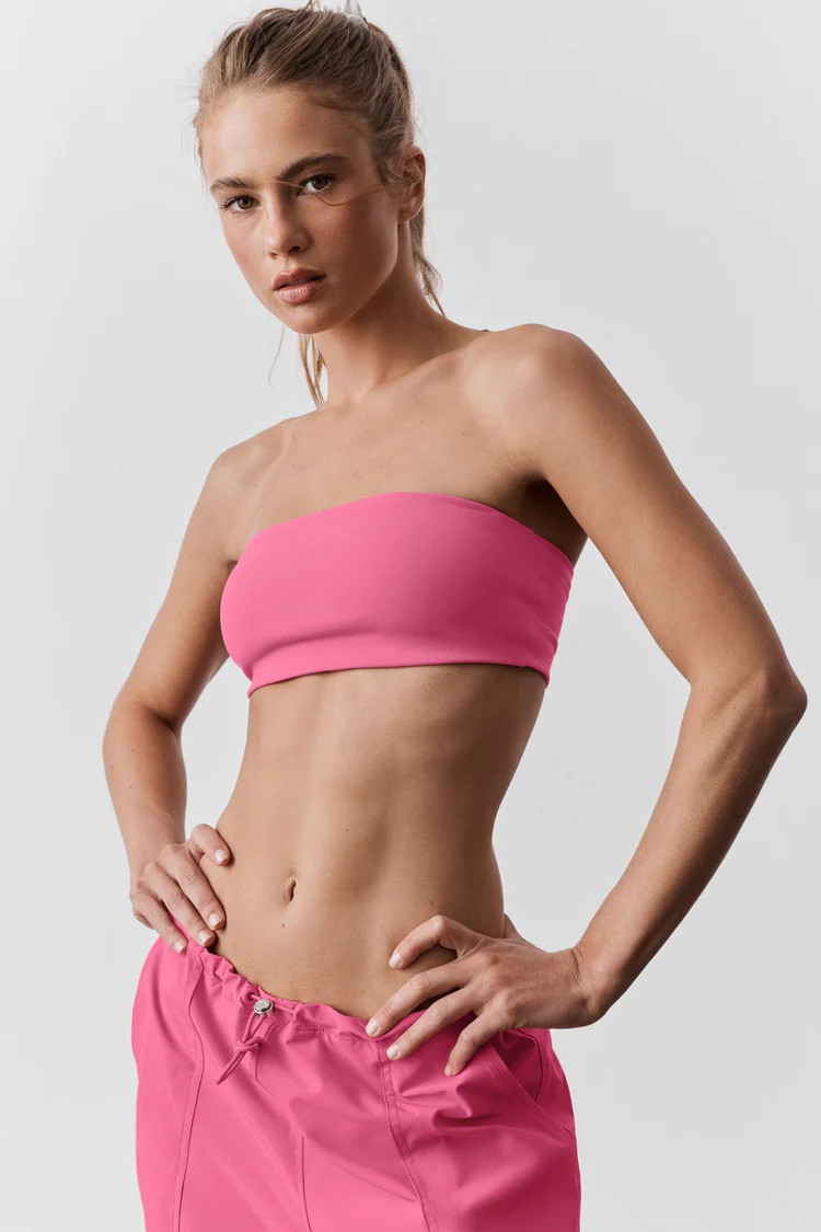 Airbrush Bandeau Bra - Paradise Pink | Alo Yoga (US)