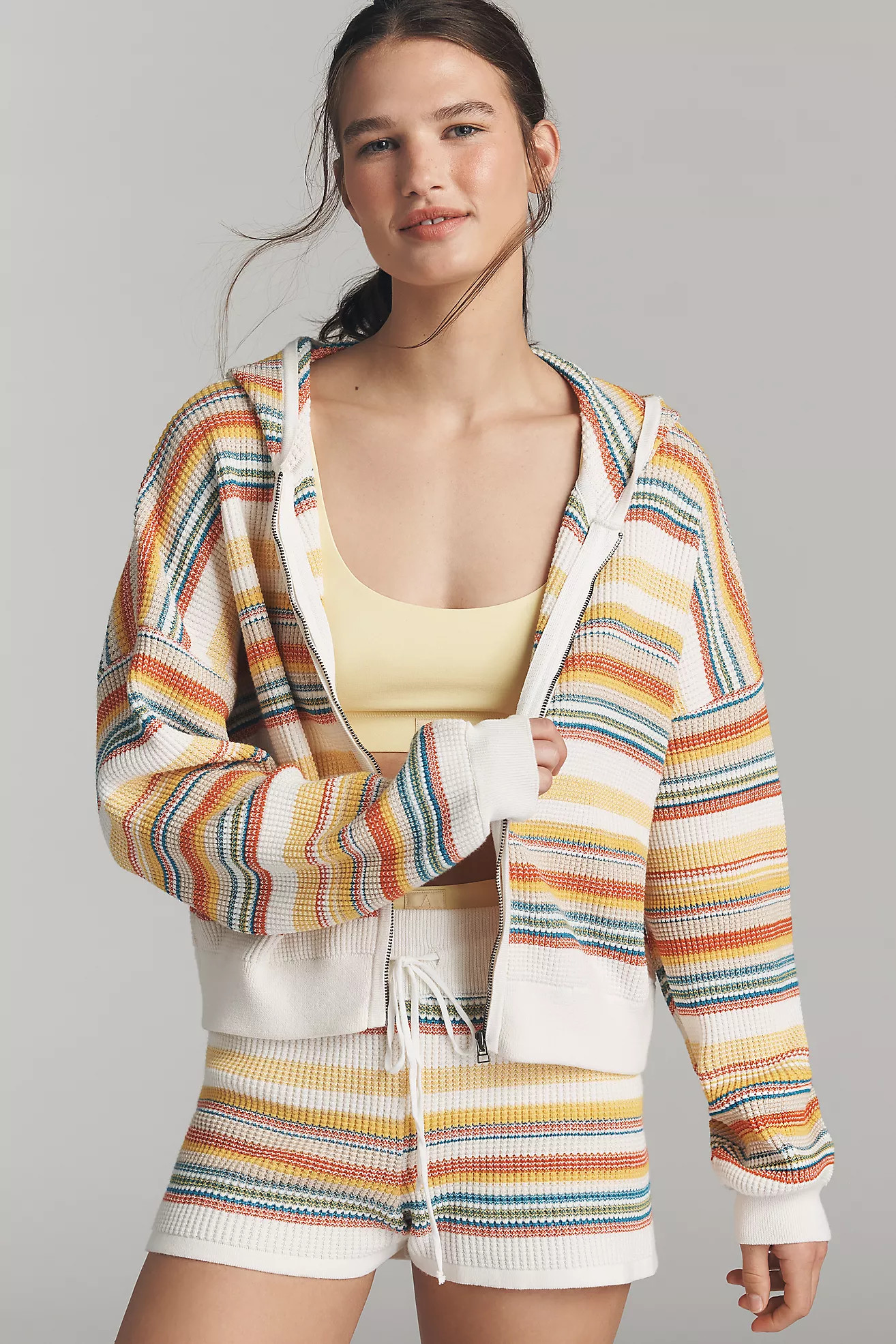 Daily Practice Thermal Zip-Up Cardigan | Anthropologie (UK)