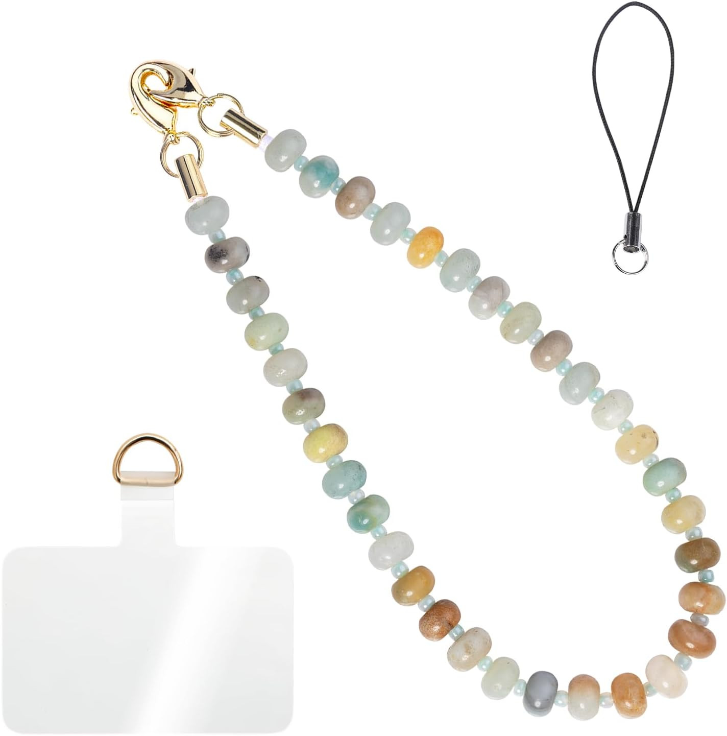 Crystal Beaded Phone Wrist Strap iPhone Charm Chain Camera Lanyard | Amazon (US)
