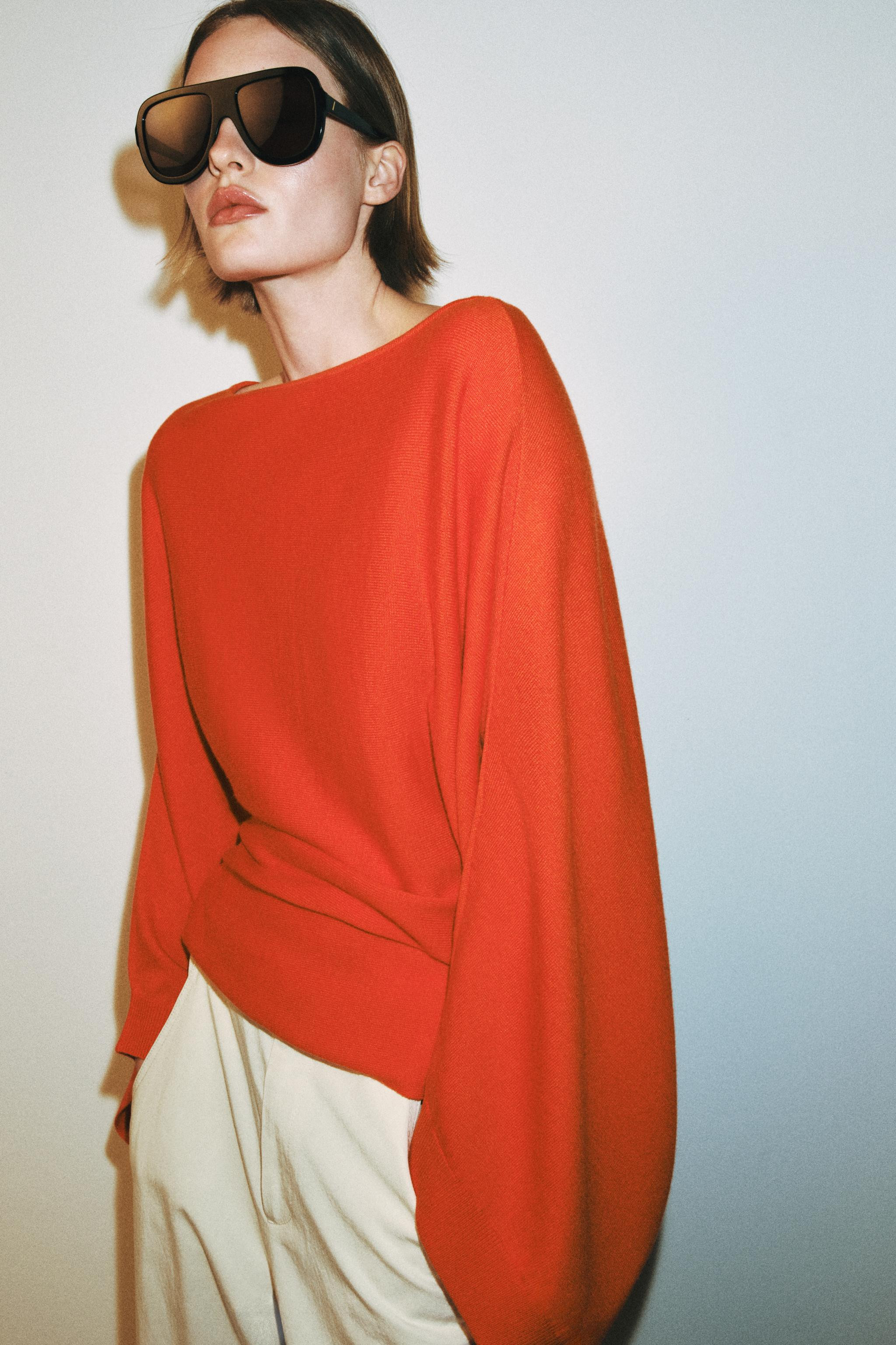 BATWING SLEEVE KNIT JUMPER | Zara US