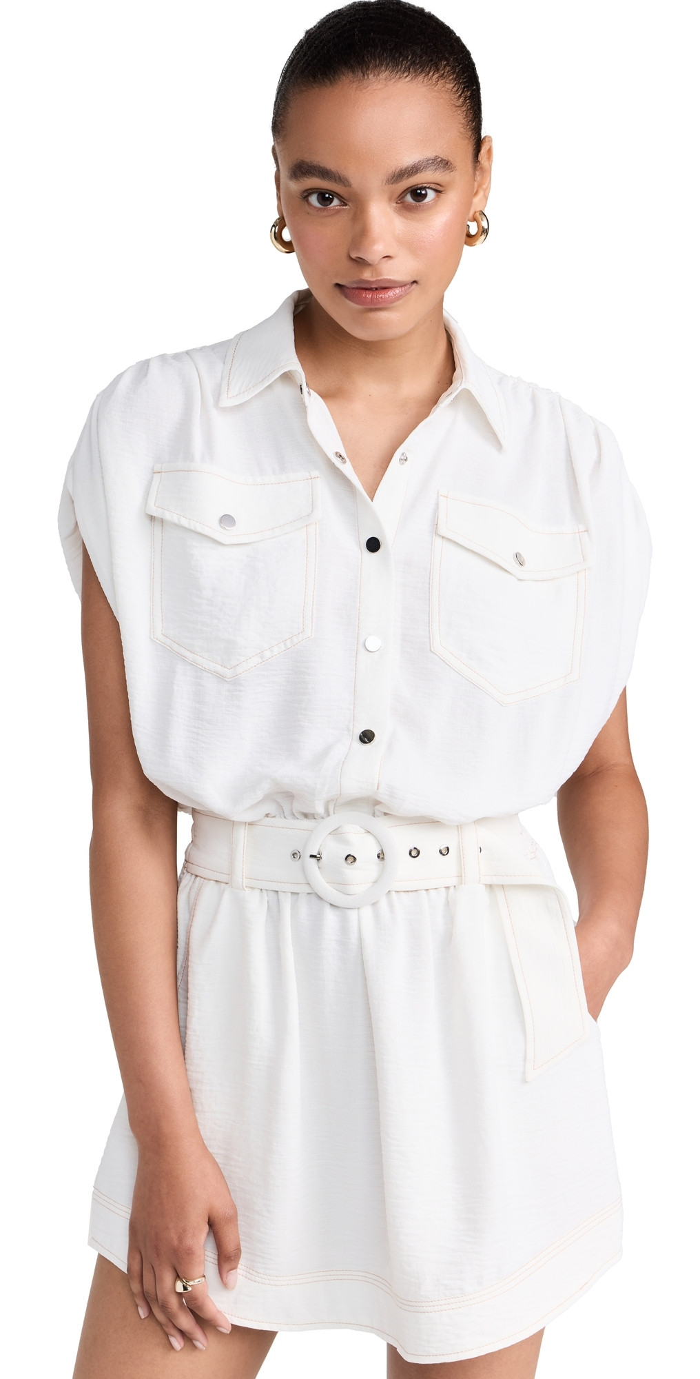 Ramy Brook Bess Dress Ivory XXL | Shopbop