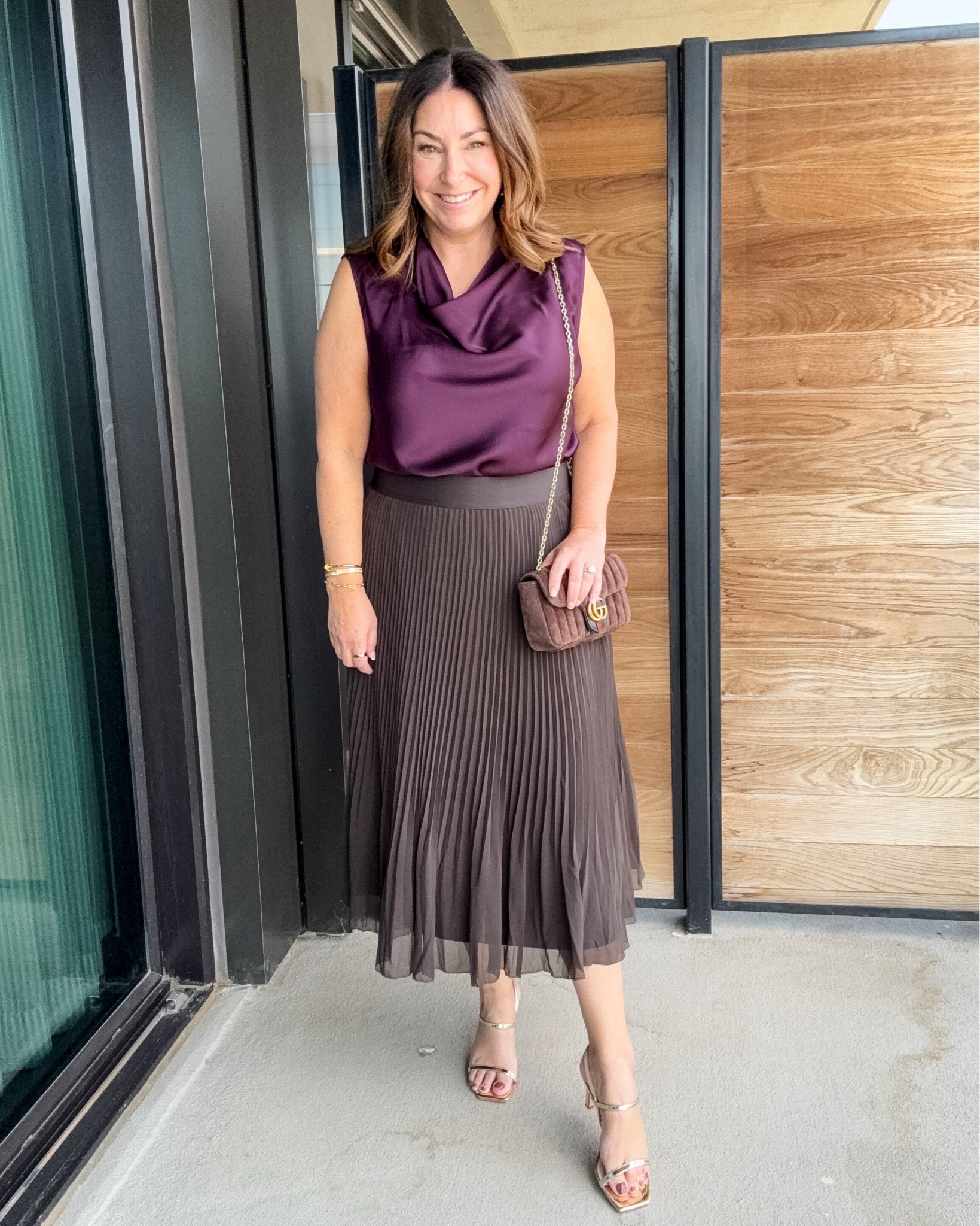 Dinner outfit early fall wearing large in top and skirt

#LTKCon #LTKgrwm #LTKSeasonal