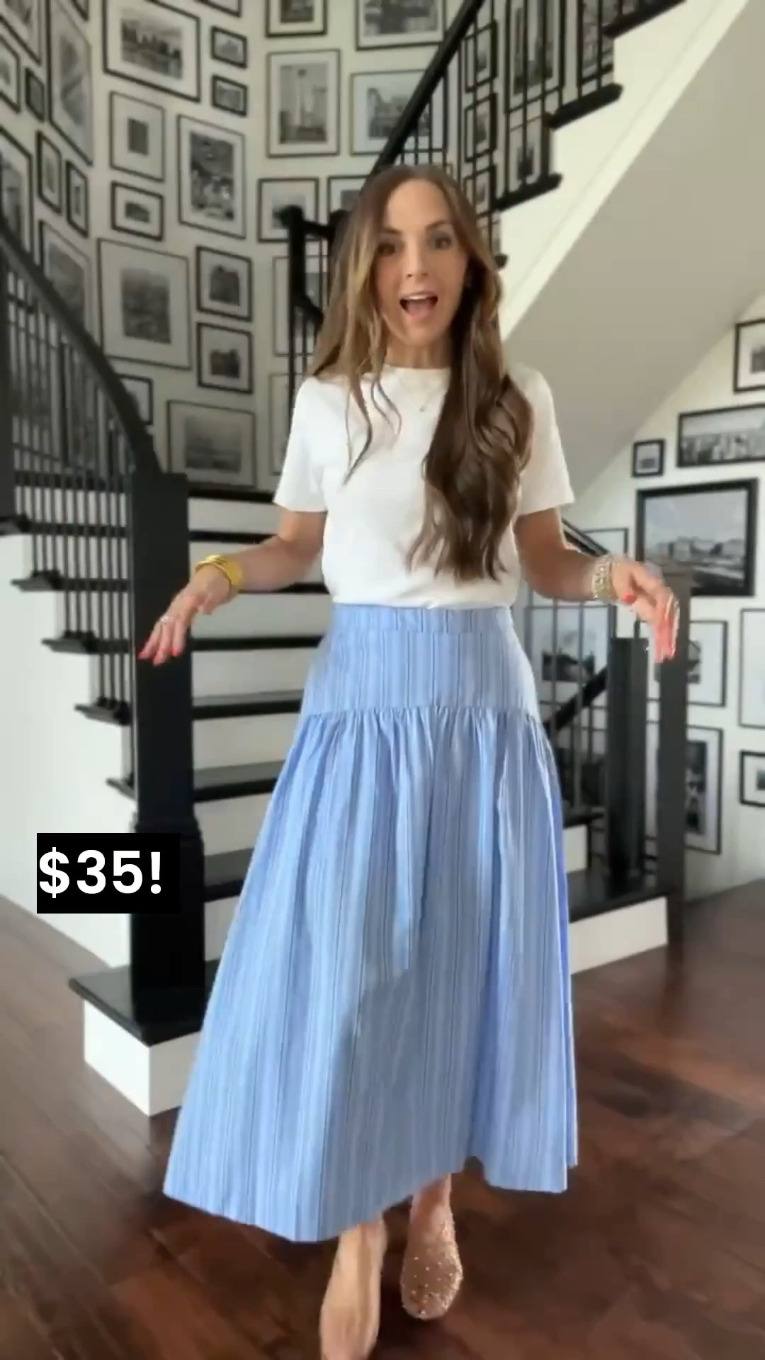 Love this dropped waist skirt from @Target ! Get your true size. 

#LTKootd