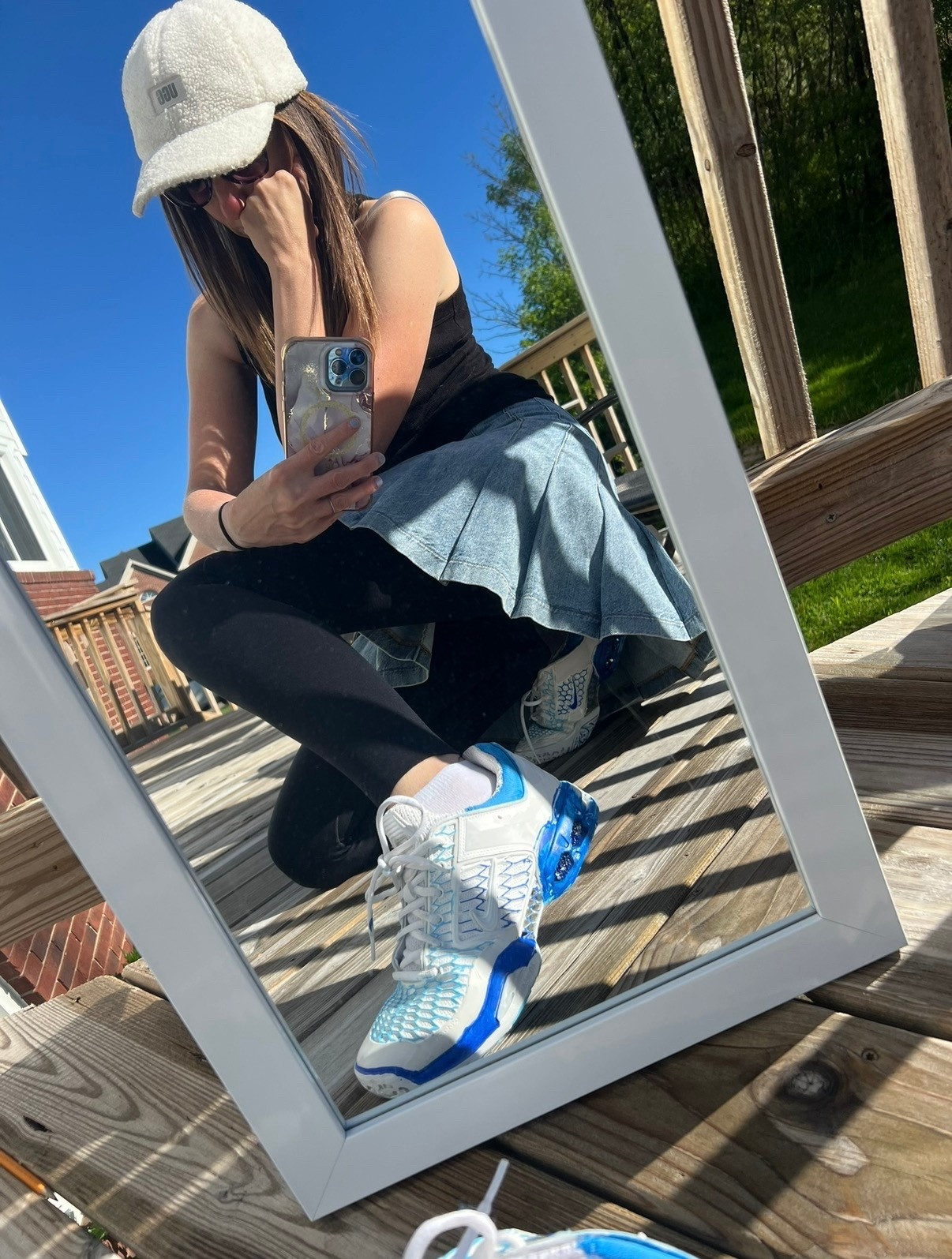 The jean skirt you didn’t know you needed 💙
Classic denim with the perfect fit. 

@Alice + Olivia  #ad #sponsored 
https://liketk.it/60d8G #ltkootd #ltkactive #ltkdayinmylife

#LTKActive #LTKdayinmylife #LTKootd