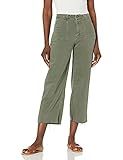 PAIGE Women's Nellie Culotte High Rise Wide Leg Utility Pocket Jean, Vintage Ivy Green, 26 | Amazon (US)