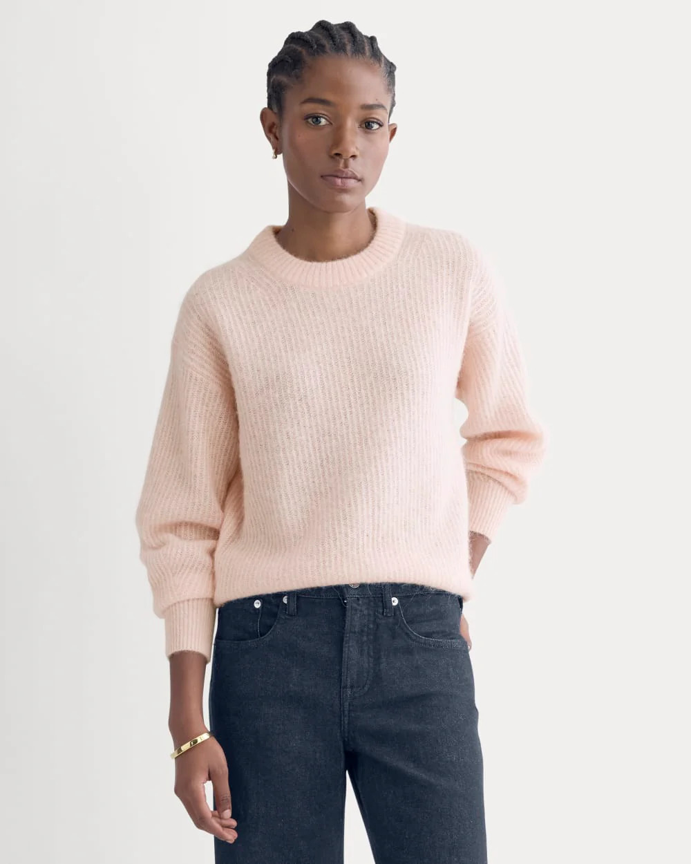 The Cocoon Crew in Alpaca | Soft Rose | Everlane