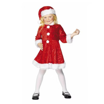 Smiffys Mini Miss Santa Child Costume Small | Target