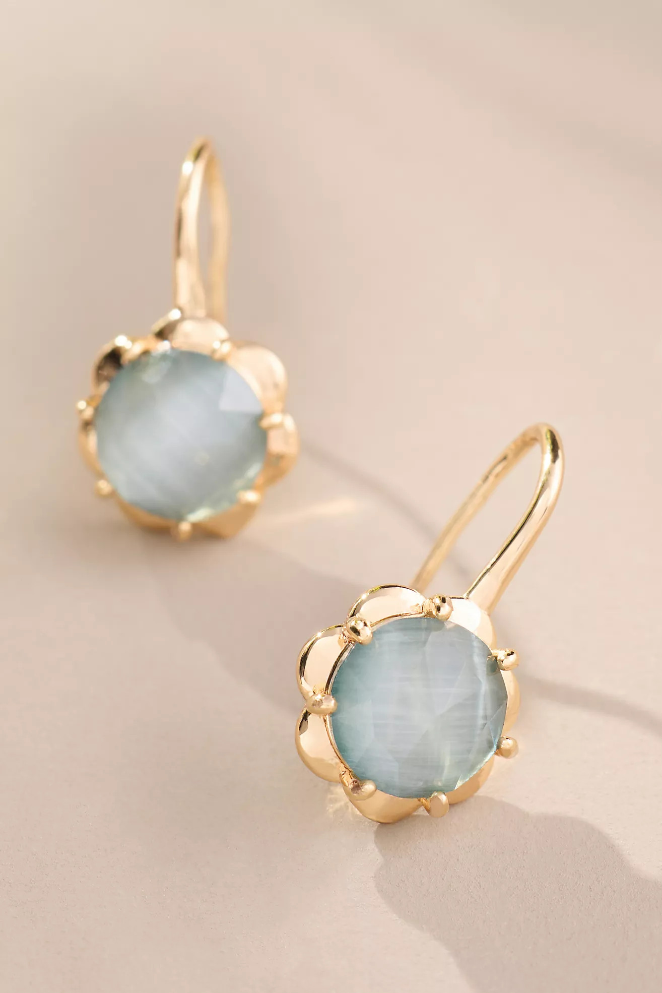 Stone Fishhook Drop Earrings | Anthropologie (US)